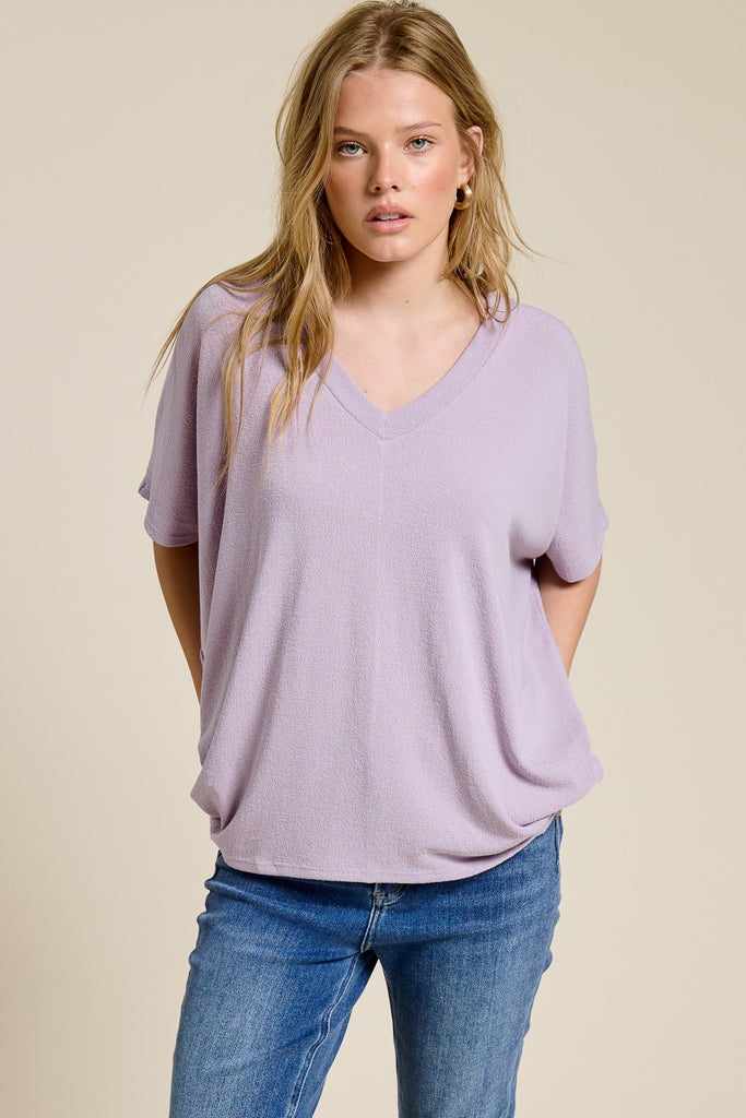 Margo V-Neck Dolman Sleeve Top