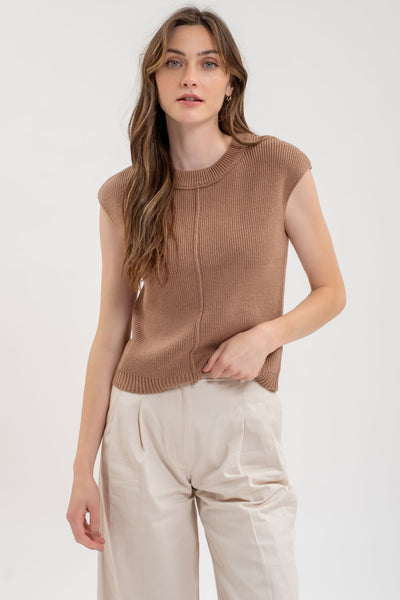 Mocha Sweater Vest