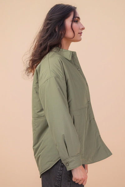 Button Collared Wind Jacket