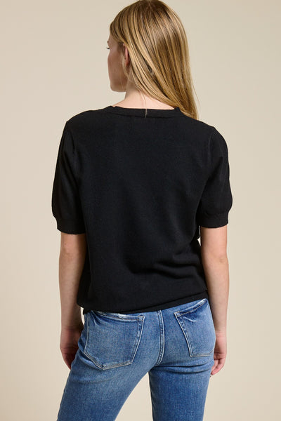 Cashmere Short Sleeve Sweater