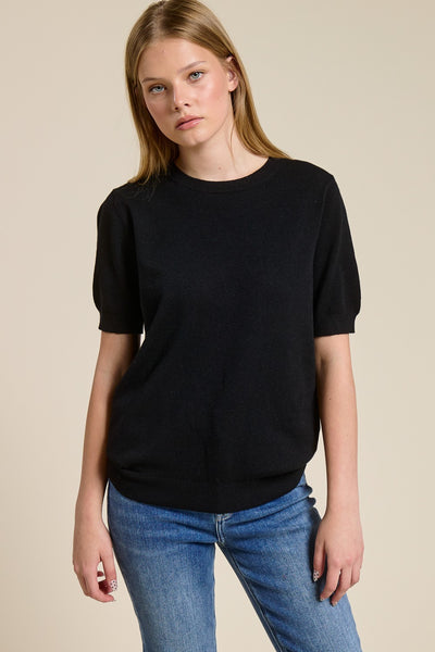 Cashmere Short Sleeve Sweater