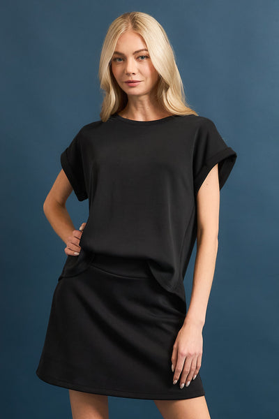 Scuba Short Sleeve + Pocket Shorts Lounge Set