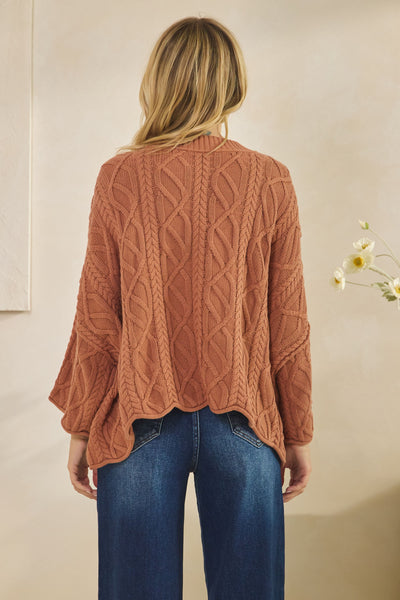 Sailors Knot Round Neck Sweater