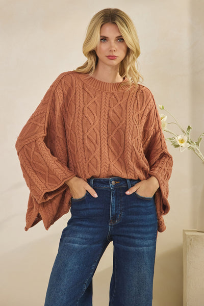 Sailors Knot Round Neck Sweater