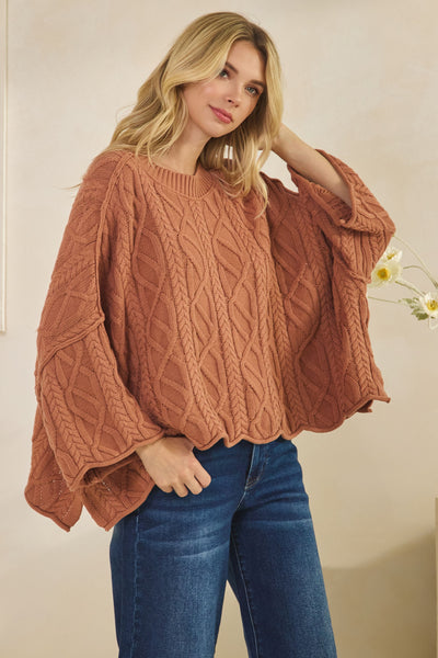 Sailors Knot Round Neck Sweater