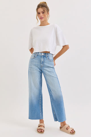 Cello Wide Leg Light Wash Jean
