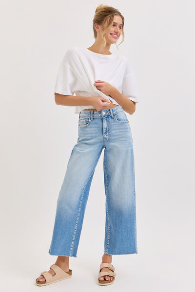 Cello Wide Leg Light Wash Jean
