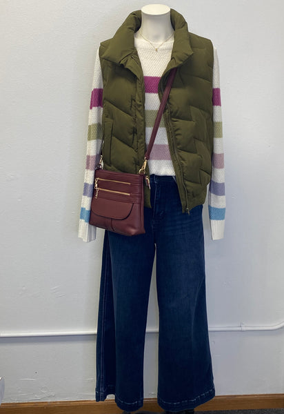 Zig Zag Puffer Vest