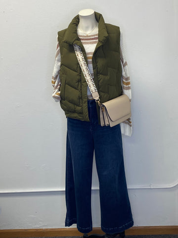 Zig Zag Puffer Vest