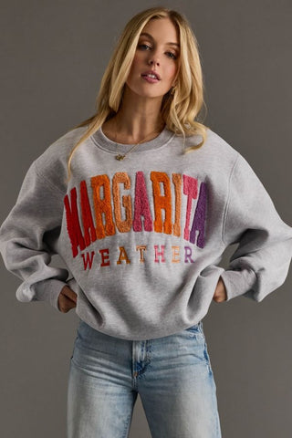 Margarita Weather Chenille Sweatshirt