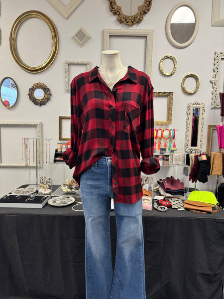 Red Buffalo Plaid Flannel