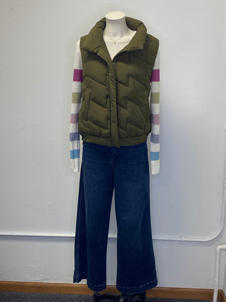 Zig Zag Puffer Vest