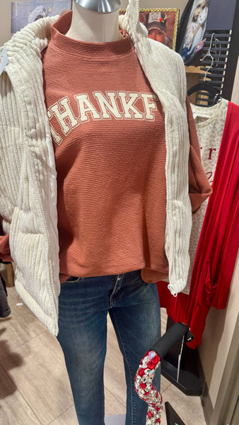 Thankful Cloud Knit Long Sleeve