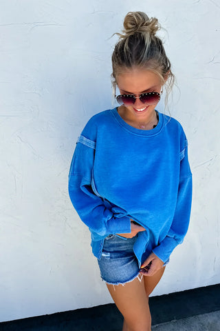 Vintage Wash Pullover Sweatshirt