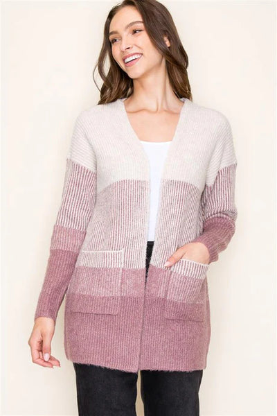 Ombre Pocket Cardigan