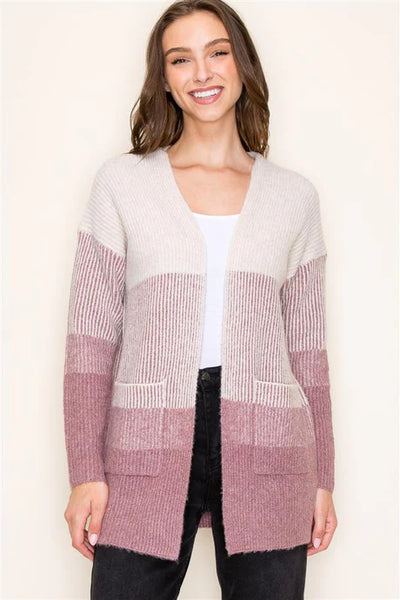 Ombre Pocket Cardigan