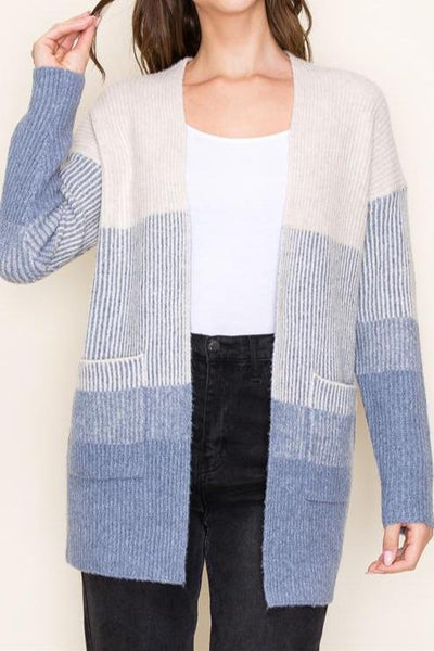 Ombre Pocket Cardigan