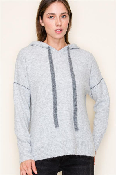 Hooded Pullover Sweater