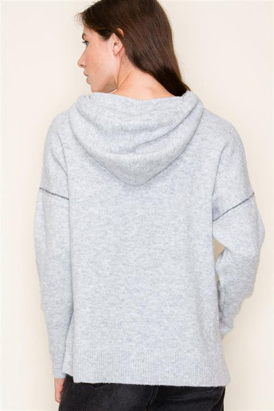 Hooded Pullover Sweater