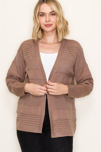 Pointelle Cardigan