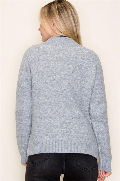 Sherpa Lined Sweater Jacket