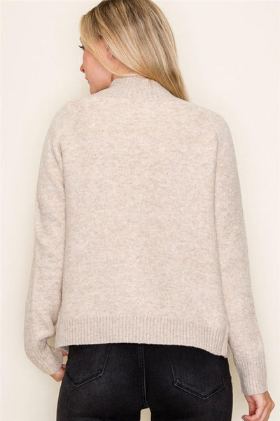 Sherpa Lined Sweater Jacket