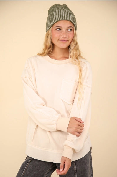 Fleece Pocket Long Sleeve