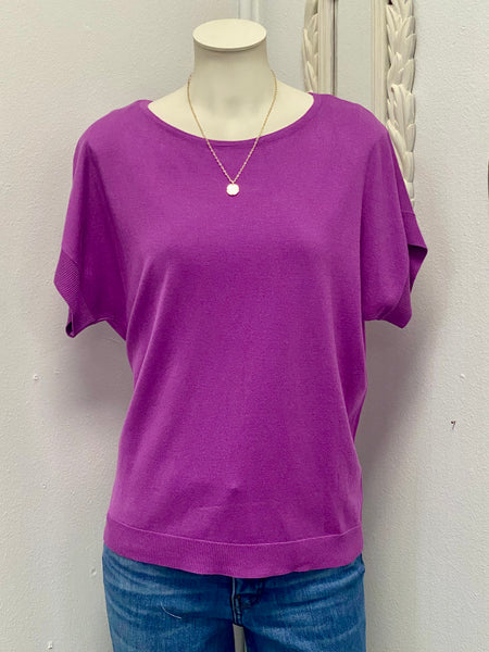 Short Sleeve Lightweight Sweater