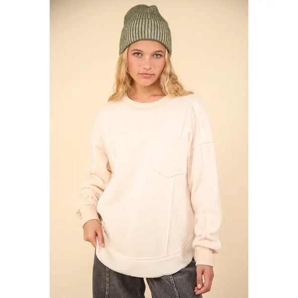 Fleece Pocket Long Sleeve