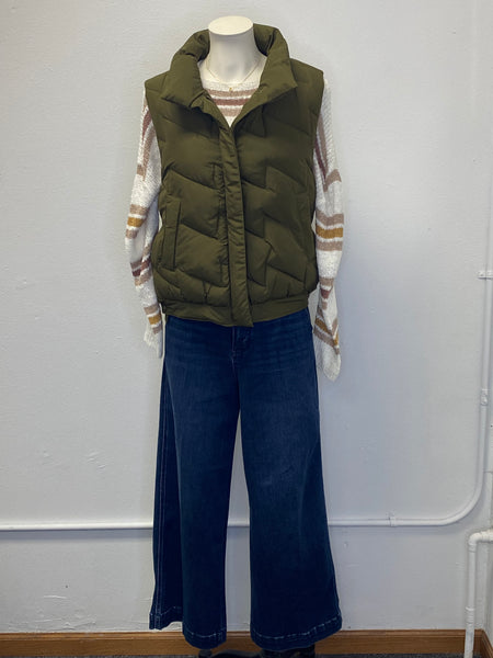 Zig Zag Puffer Vest