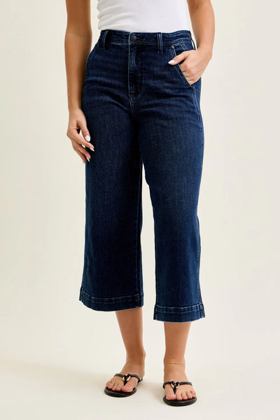 Judy Blue Wide Leg Ankle Trouser