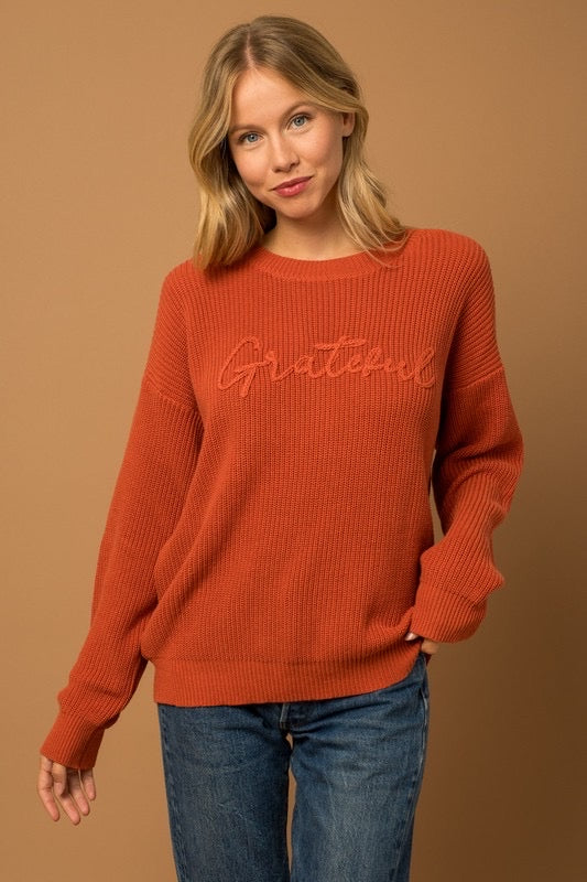Grateful Knit Sweater
