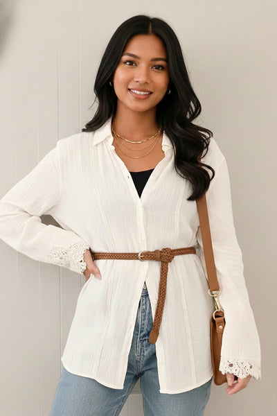 Braided Woven Weave Buckle Belt