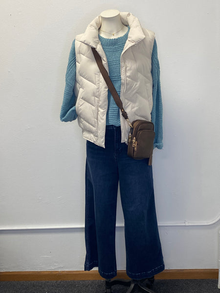 Zig Zag Puffer Vest