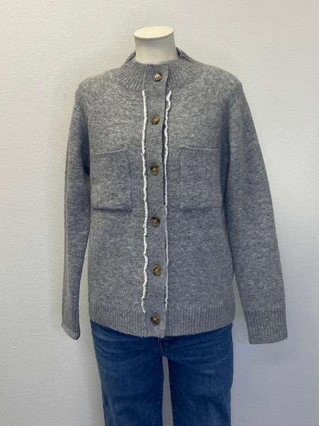 Sherpa Lined Sweater Jacket