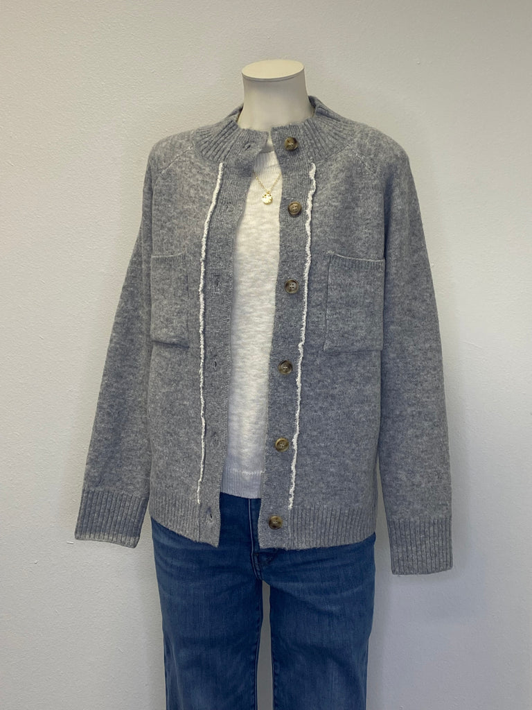 Sherpa Lined Sweater Jacket