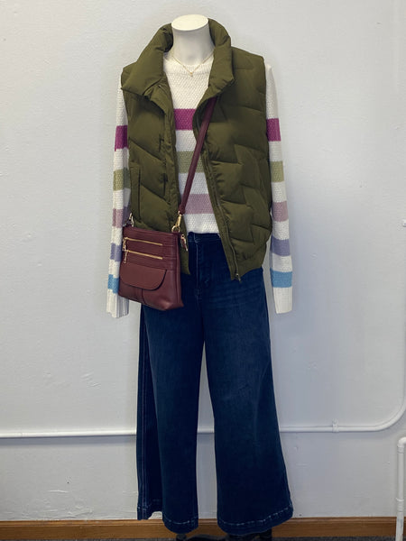 Zig Zag Puffer Vest