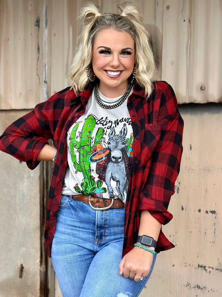 Buffalo Plaid Flannel Shirt