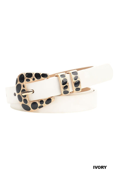 Leopard Buckle Belt