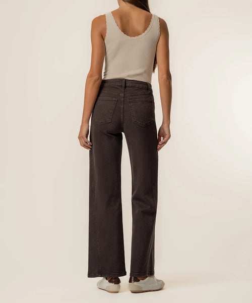 KUT Meg Wide Leg Chocolate