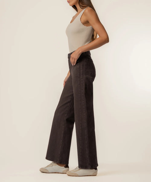 KUT Meg Wide Leg Chocolate