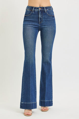 Risen Tummy Control Flare Jeans 33" Inseam