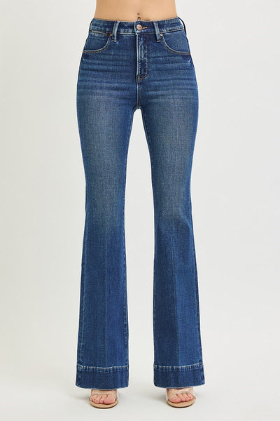 Risen Tummy Control Flare Jeans 33" Inseam