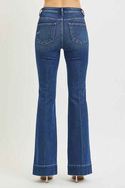 Risen Tummy Control Flare Jeans 33" Inseam