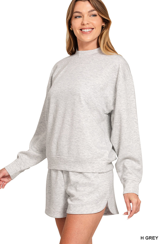 Scuba Pullover + Dolphin Shorts Lounge Set