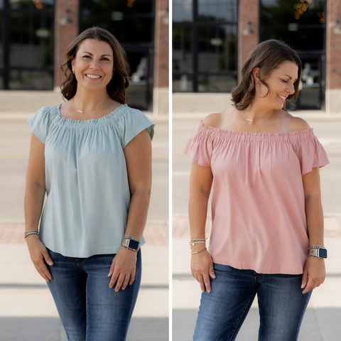 Off Shoulder Ruffle Top