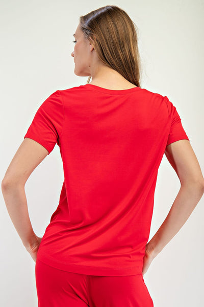 Classic Short Sleeve Modal Top