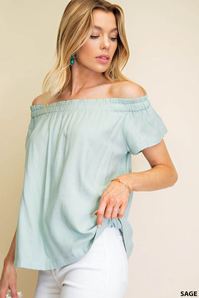 Off Shoulder Ruffle Top