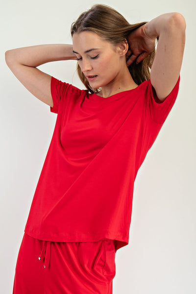 Classic Short Sleeve Modal Top