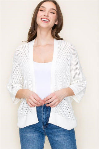 Crochet Open Knit Cardigan